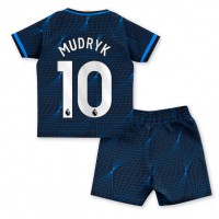 Koszulka piłkarska Chelsea Mykhailo Mudryk #10 Strój wyjazdowy dla dzieci 2023-24 tanio Krótki Rękaw (+ Krótkie spodenki)